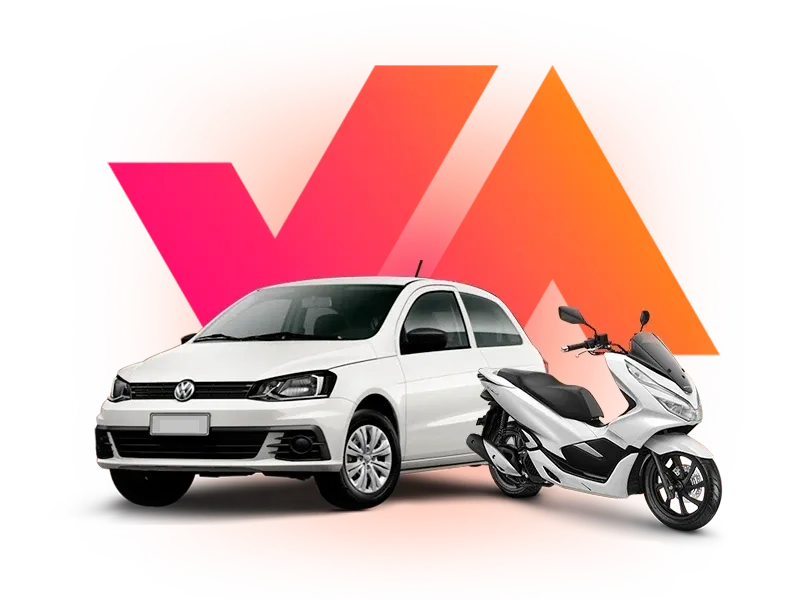 Carro e moto à venda com a Vaapty